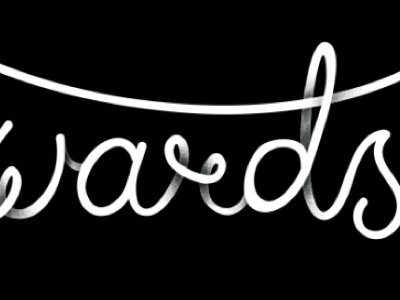 Onwards & Upwards black and white digital lettering logo logotype script type typography