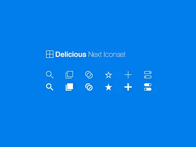 Delicious Iconset