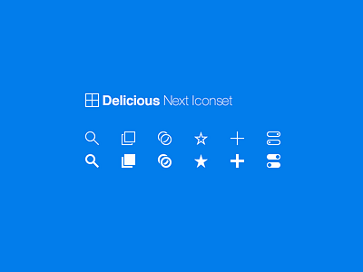 Delicious Iconset