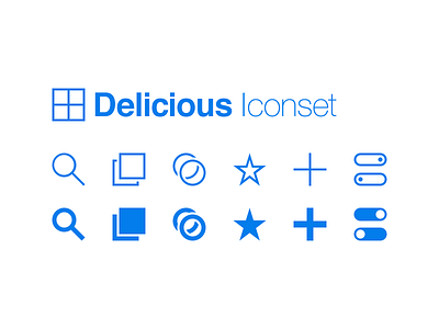 Delicious Iconset (Scaled)