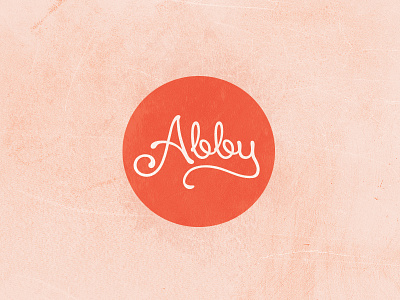 Abby Logo branding handwriting lettering logo script typography