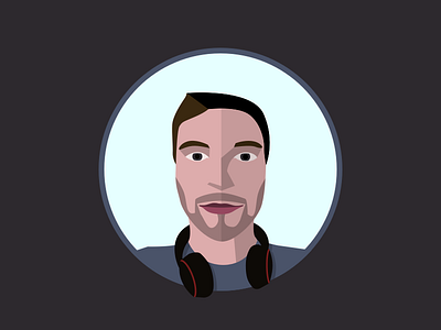 Niklas Jordan face sketchapp vector