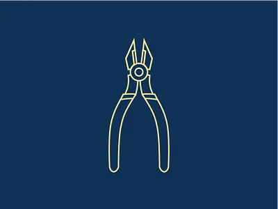 Pliers icon icon vector