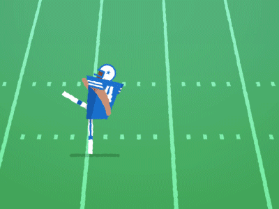 Kicker Animated GIF animated football gif rugby