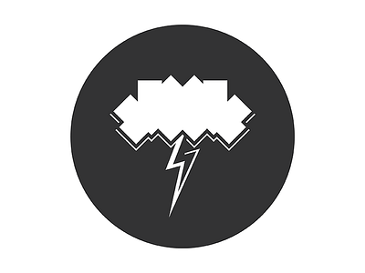 Synapsengewitter bolt lighting logo