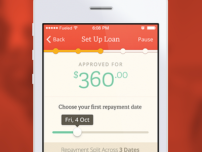 Set Up Loan ios ui