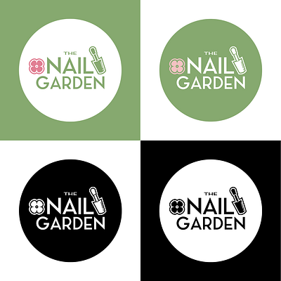 "The Nail Garden" Branding - Nail Salon / Nails beauty branding cosmetics graphic design icon design icons logo logo design nail nails salon