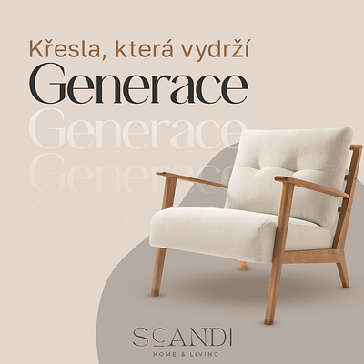 Social Media Ad Designs - Scandinavian Furniture eCommerce ad creative design ecommerce furniture graphic graphic design graphics luxury minimalistic motion motion graphics post premium scandinavian social media