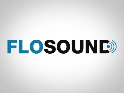 Flosound Full logo logo music sound