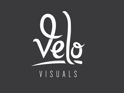 Velo hand lettering illustration logo velo