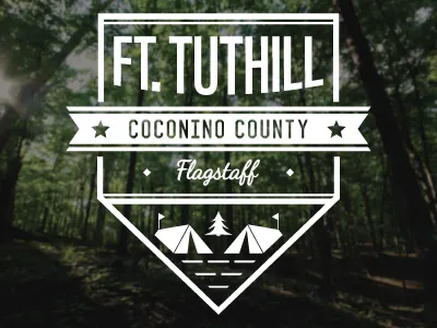 Ft. Tuthill badge camping coconino county flagstaff arizona outdoors