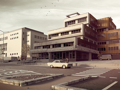 Creamre.cz Blender render 3d architecture blender creamre css3 darkfejzr html5 madeo old render web