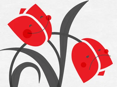 Body Language grumpy happy posture tulip