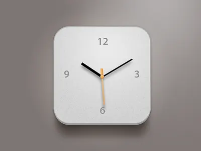 Clock Modification app apple china clock design grey icon ui white xiaowu