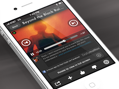 Vodio for iPhone - video screen app iphone israel media mobile. video player tel aviv touch vodio