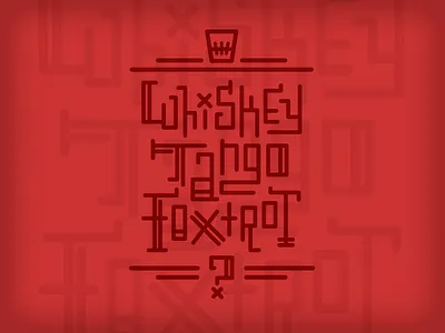 Whiskey Tango Foxtrot t shirt type typography wtf