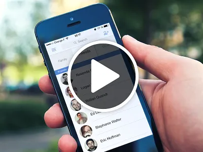 Dexem Connect - Video Preview app application flat ios7 iphone preview teaser ui video