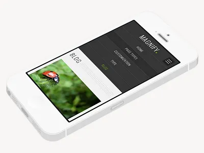 Magnify Shot mobile responsive theme user interface
