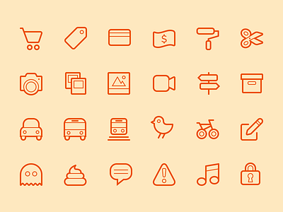 Symbolicons _________! hollow icons ios 7 outline symbolicons vector