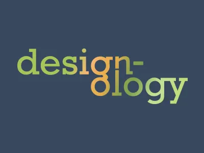 Designology logo simple typography