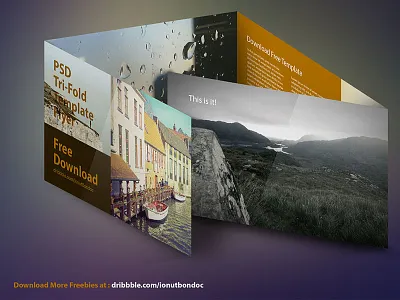 [FREE] Flyer PSD Template design download flyer free freebie longshadow photoshop print psd shadow template