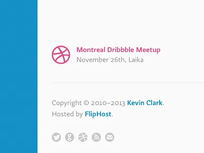 Montreal Dribbble Meetup, November 26th personal site ratio