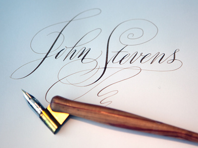 JScallig Signature script spencerian