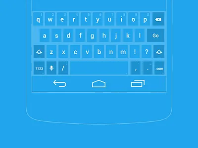 Nexus 5 Wireframe keyboard app keyboard mobile nexus nexus 5 sketchapp wip wireframe