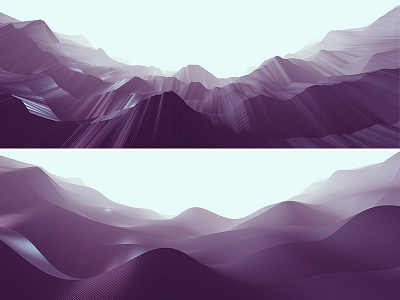 WIP Landscape 3d after effects afx fog landscape lowpoly mir trapcode wip