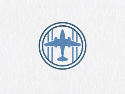 Plane Mark branding logo mark plane