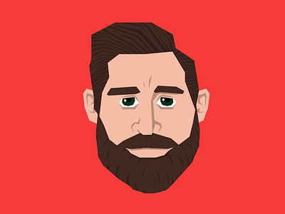 O Captain, My Captain beard hockey illustration red vector wings zetterberg