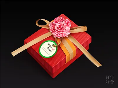 Wedding Candy Day box candy dribbble flower icon red ribbon silk wedding