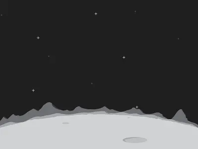 Spacey Landscape landscape moon space stars