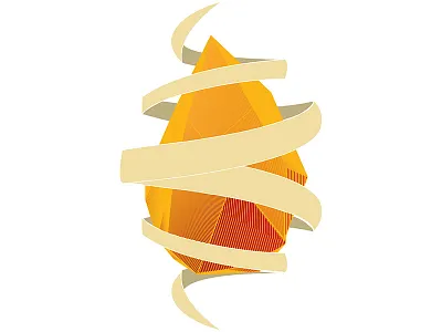 Candle And A Flame candle flame gem ribbon