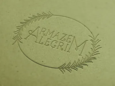 Armazém Alecrim alecrim armazem logo rosemary