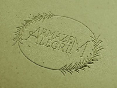 Armazém Alecrim alecrim armazem logo rosemary