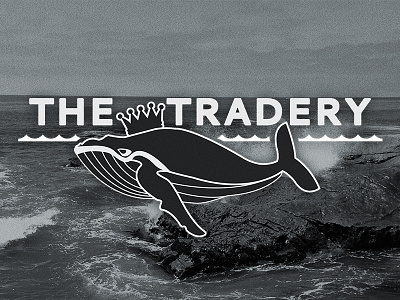 The Tradery logo whale