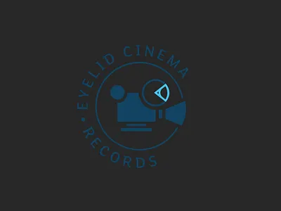 Eyelid Cinema Mark cinema eye icon logo records type