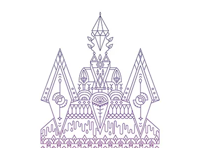 Clockwork illustration lines minimal