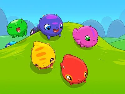 Hatch for iOS animal animation illsutration pet vector