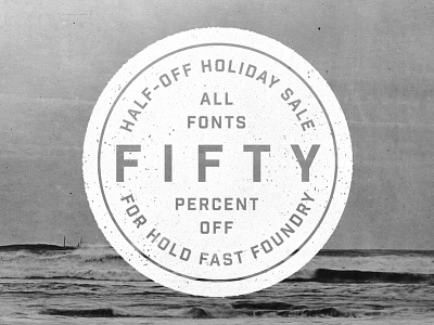 Holiday Sale badge mark type typeface typography