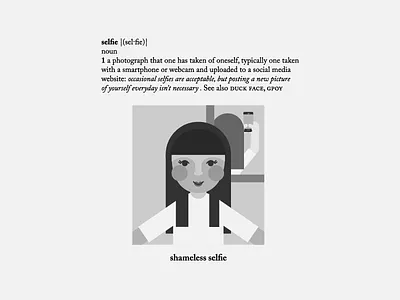 selfie (@2x) definition dictionary digital geometric illustration selfie