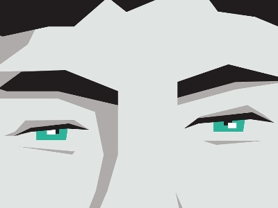 Smiling Eyes character comic eyes flingstress illustration shining smiling vector