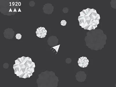 Paper Asteroid Game asteroid astroid game paper