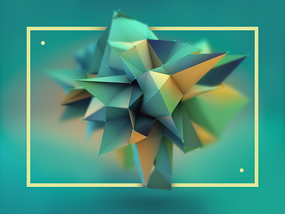 Focus 3d c4d cinema 4d deep field focus lowpoly