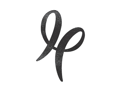 JP logo mark branding handlettering initials lettering logo logo design texture typography