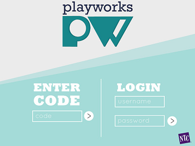 Playworks Landing Page design landing page playworks web design website