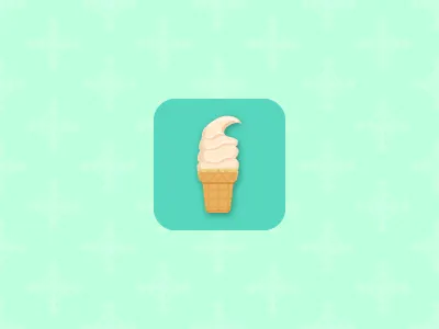 Could I interest you in some vanilla? flat icon ice cream ice cream cone vanilla