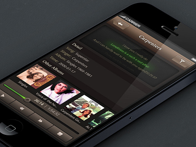 Player icon music player tv ui