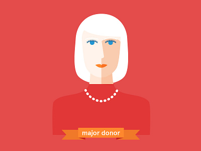 Ifc Majordonor icons illustration portrait